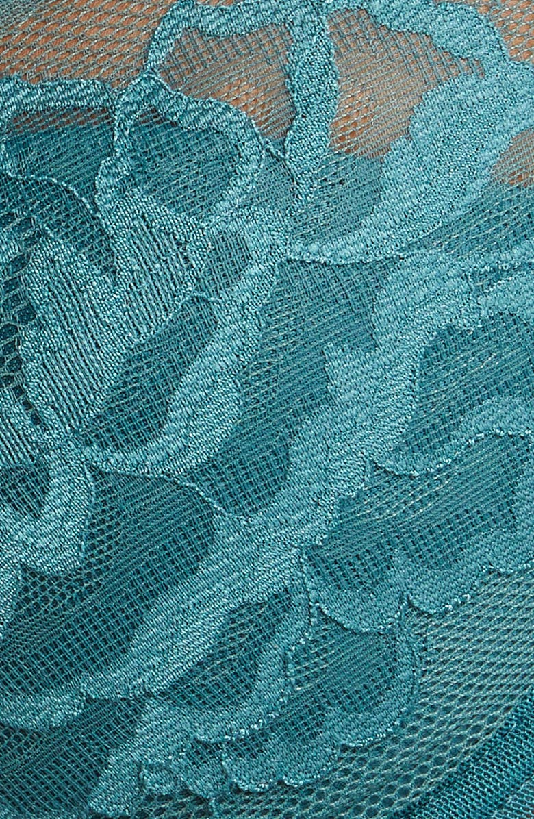 Natori Flora Underwire Contour Bra, Alternate, color, Alpine