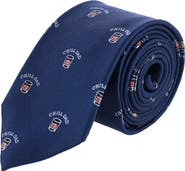 Trafalgar Chill Dad Novelty Silk Necktie