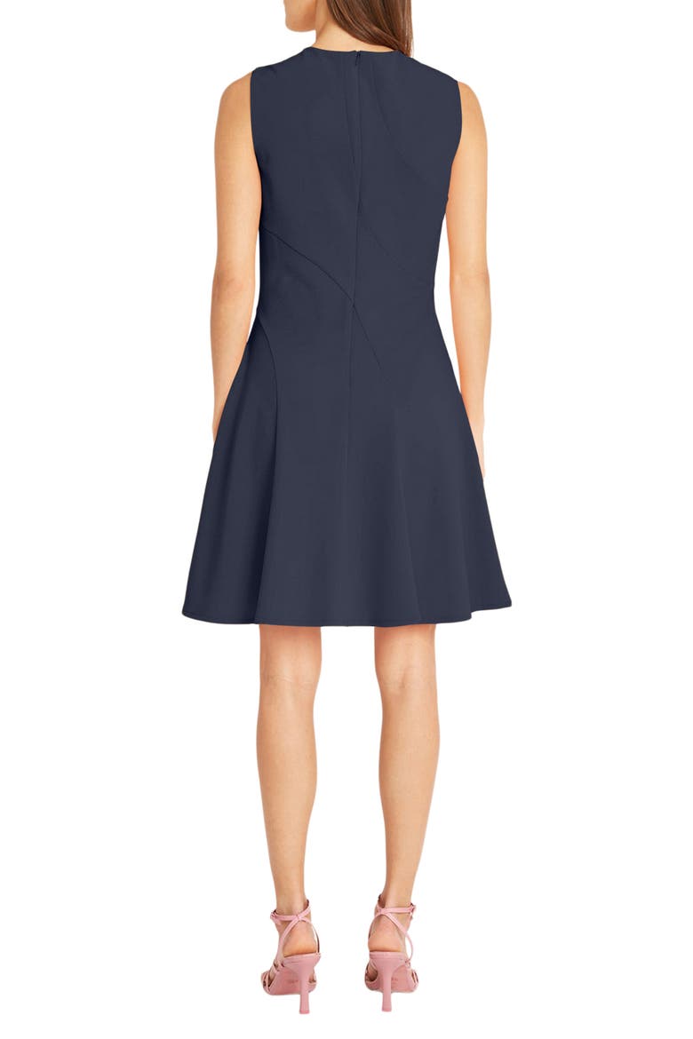 Sleeveless Fit and Flare Dress, Alternate, color, NAVY BLAZER