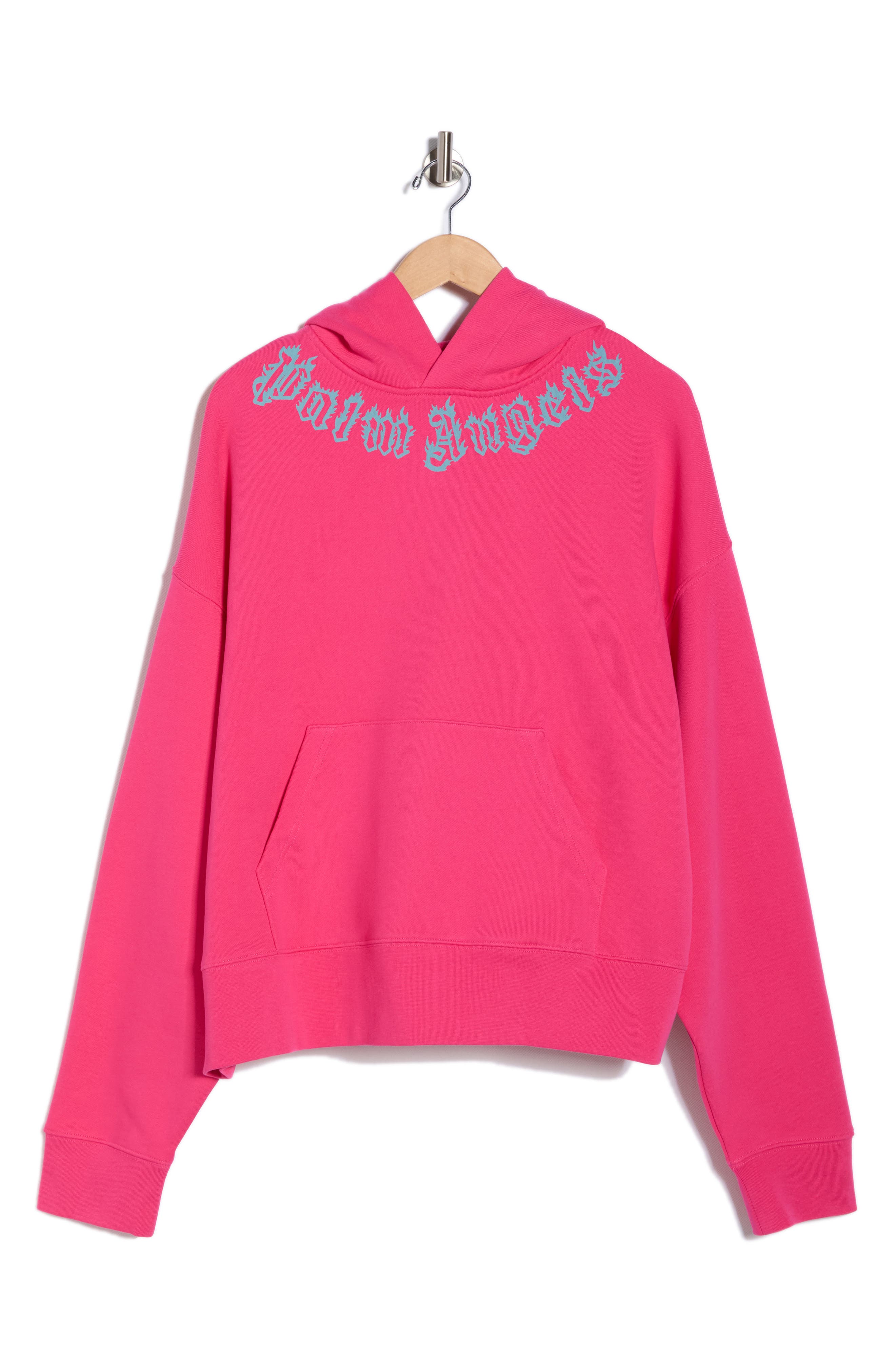 Palm Angels Arched Logo Graphic Hoodie