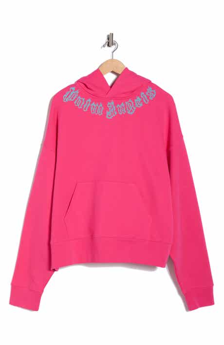 Palm Angels Arched Logo Graphic Hoodie