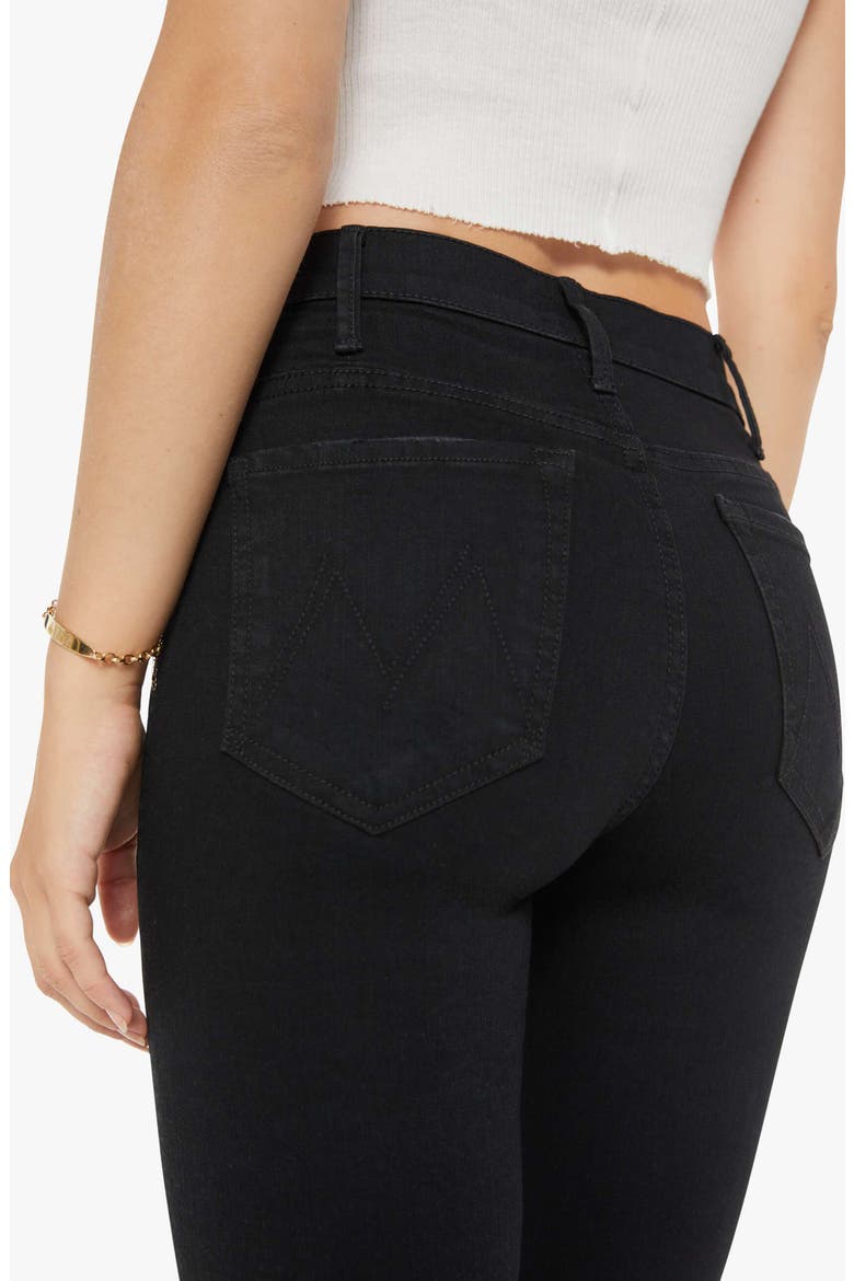 Lil' Hustler High Waist Frayed Hem Ankle Bootcut Jeans, Alternate, color, NOT GUILTY
