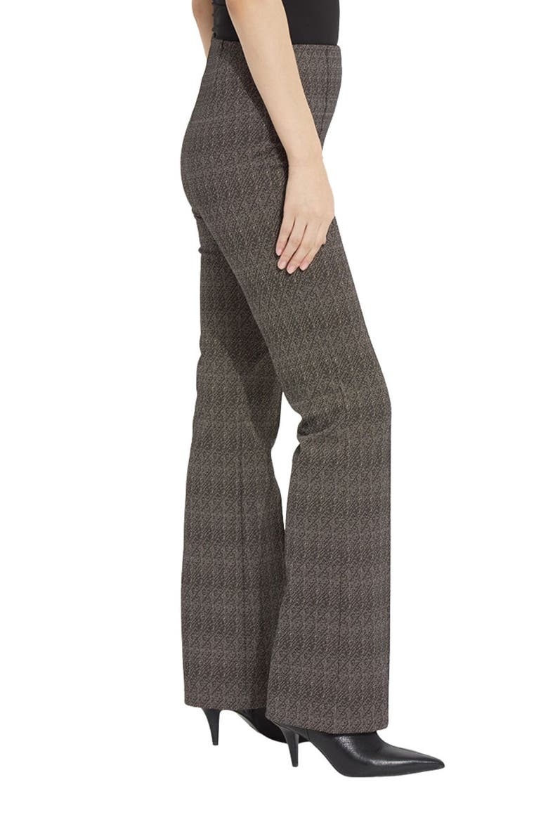 Lyssé Houndstooth Jacquard Flare Leggings, Alternate, color, SPECKLED SALT AND PEPPER