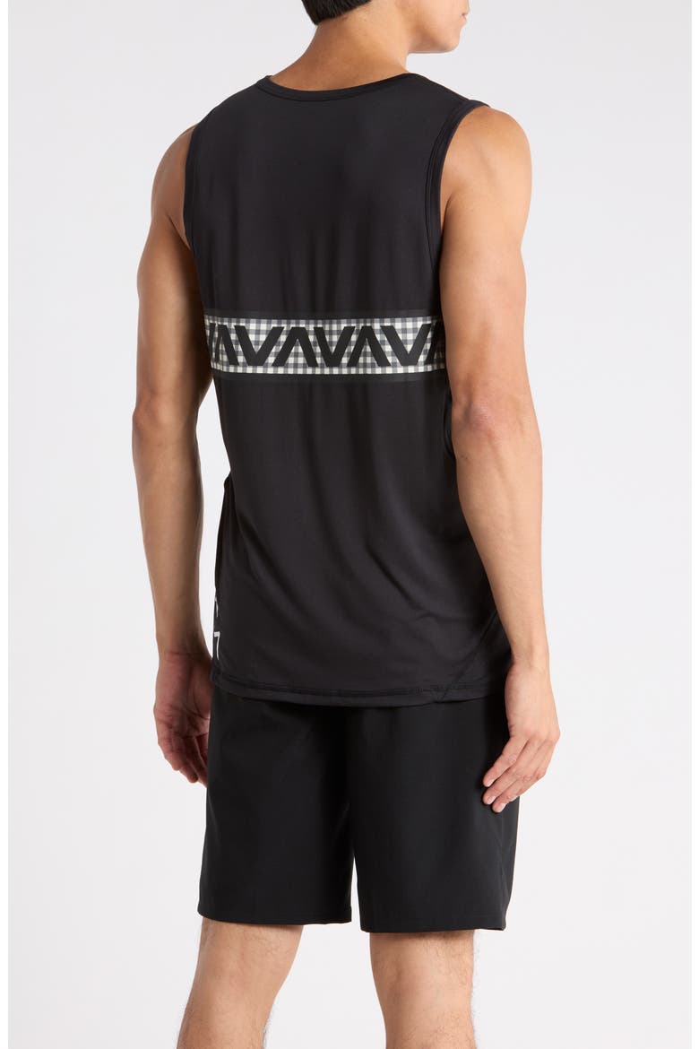 Hawaii Sport Vent Graphic Tank, Alternate, color, BLACK WHITE