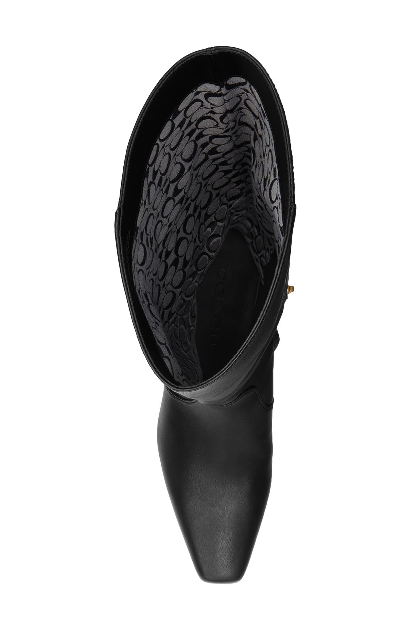 COACH Sculpted C Kitten Heel Boot, Alternate, color, 