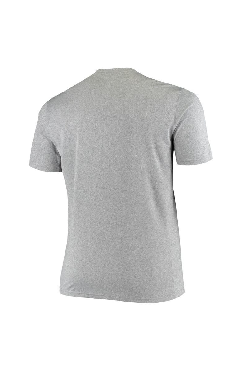 Nike Men's Nike Heathered Charcoal Clemson Tigers Big & Tall Legend Arch Over Logo Performance T-Shirt, Alternate, color, 