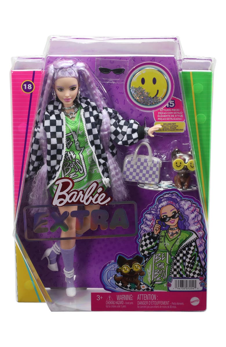 Mattel Barbie<sup>®</sup> Extra Race Car Jacket Doll, Main, color, 