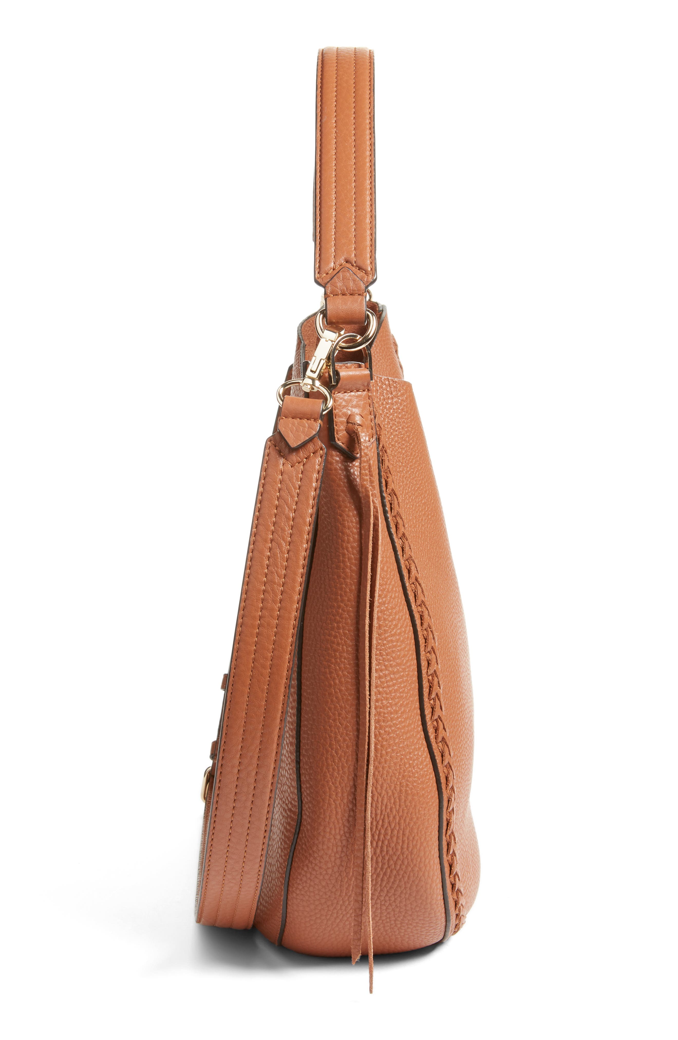Rebecca Minkoff Unlined Convertible Whipstitch Hobo, Alternate, color, 