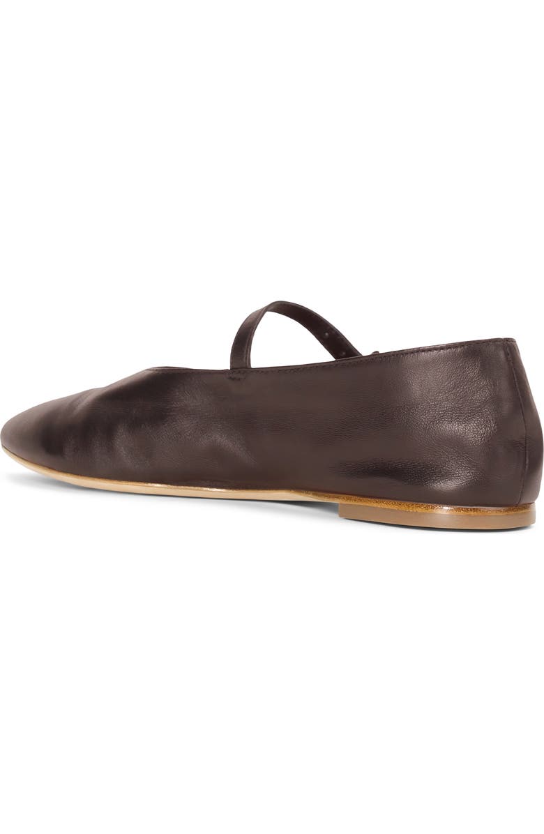 STAUD Alba Mary Jane Flat, Alternate, color, Espresso