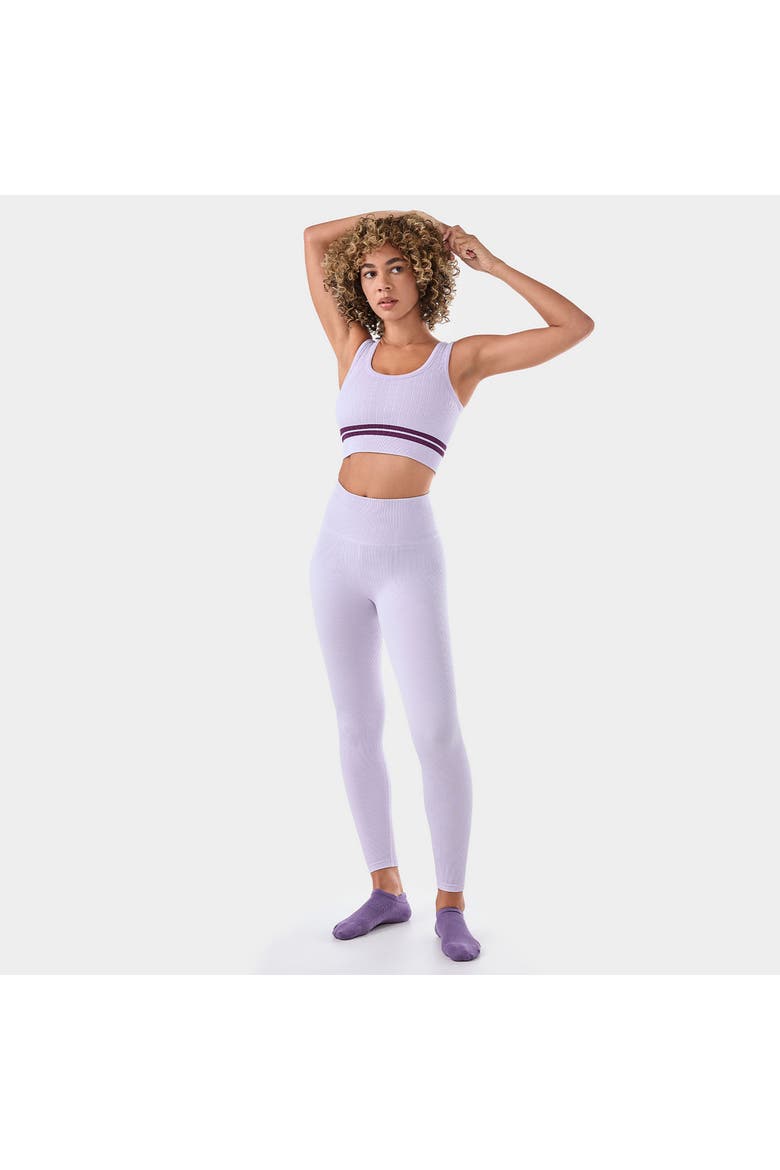 Seamless Vibe Rib Bra, Alternate, color, LAVENDER