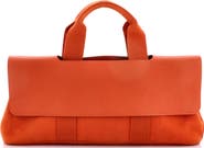 Pre-Owned Hermes Valparaiso East West Bag Toile and Leather PM