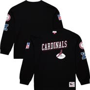 Mitchell & Ness Men's Mitchell & Ness Black Arizona Cardinals Training Camp Vintage Logos Long Sleeve T-Shirt