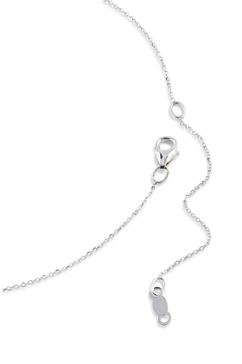 Akoya Pearl & Diamond Pendant Necklace, Alternate, color, WHITE- 14K WHITE GOLD