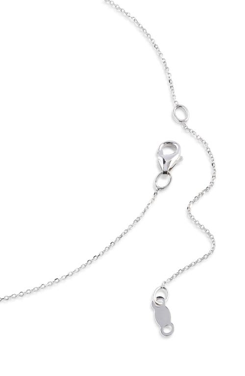 Nordstrom Akoya Pearl & Diamond Pendant Necklace In Metallic