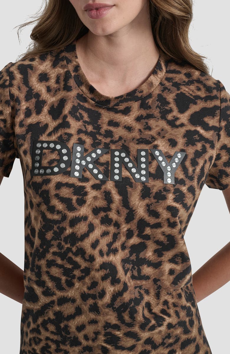 DKNY Print Logo Top, Alternate, color, 
