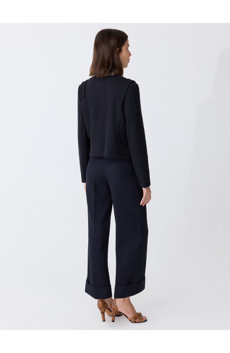 Callas Milano AUBREY Cropped Jacket, Alternate, color, Navy