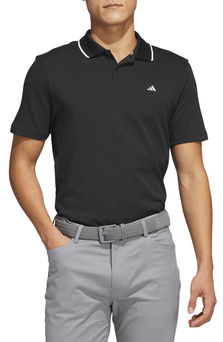 adidas Golf Go-To Cotton Blend Piqué Golf Polo, Main, color, 