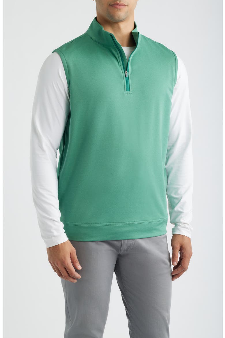 Galway Performance Quarter Zip Vest, Main, color, SNOW PEA