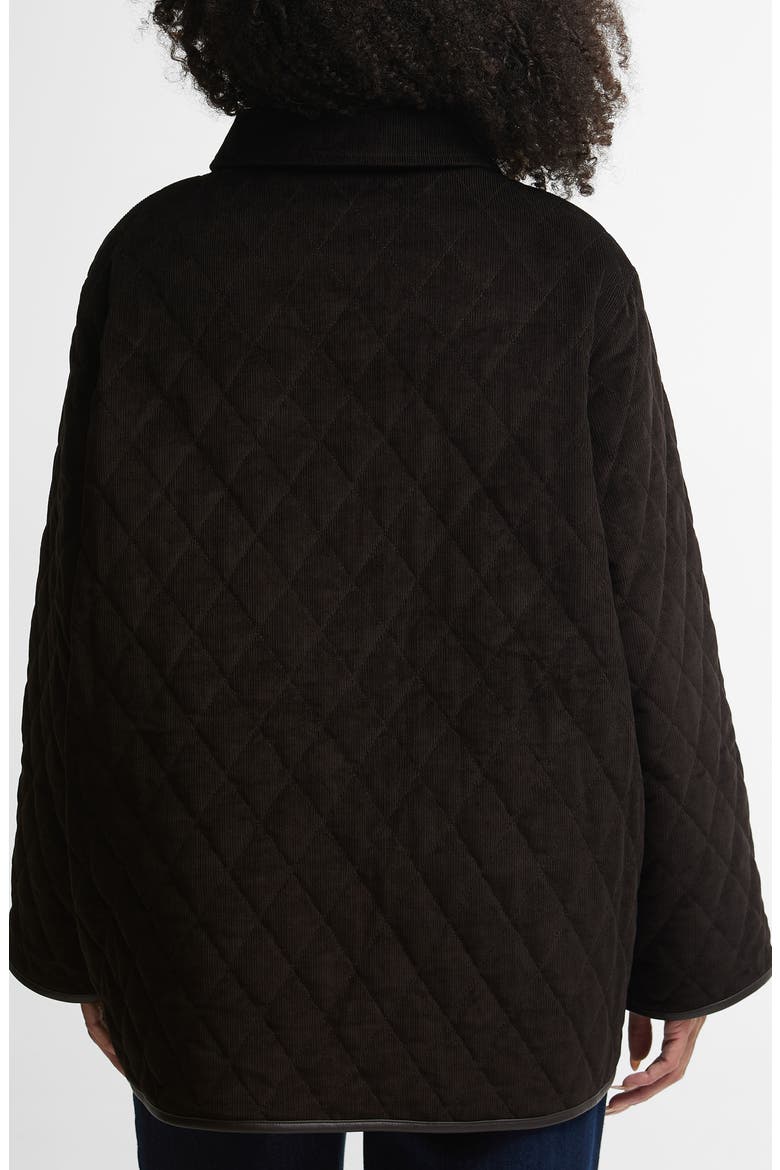 Marlow Quilted Jacket, Alternate, color, DK BROWN/ SHADOW CLASSIC