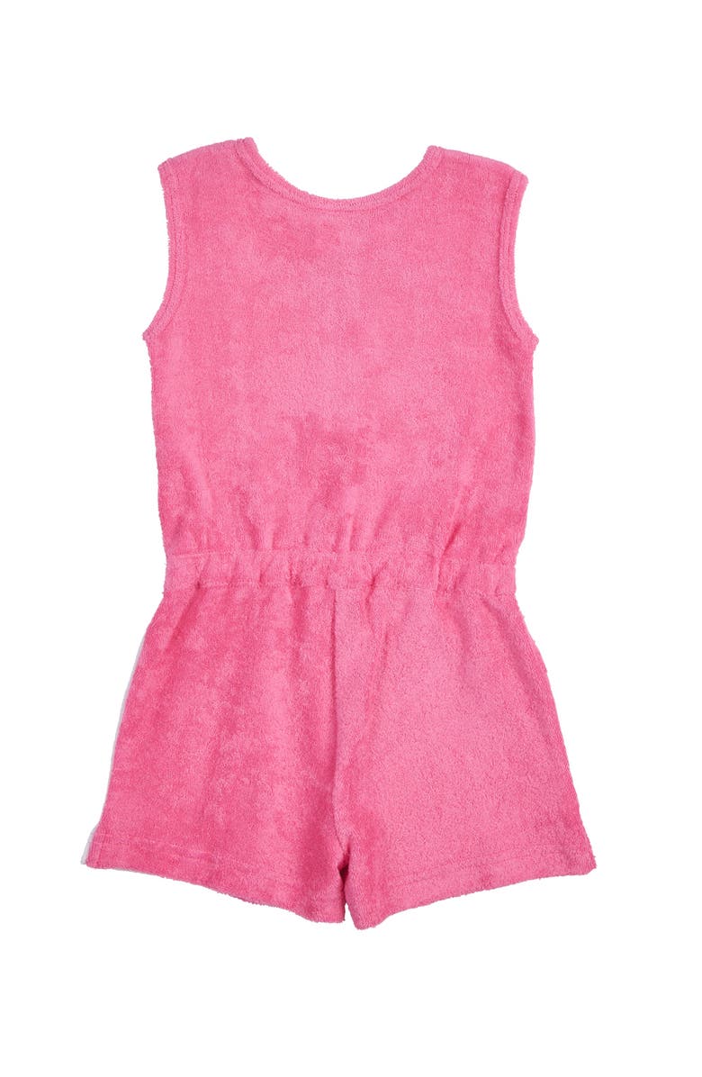 Florence Eiseman Terry Romper With Cherries, Alternate, color, Pink / White