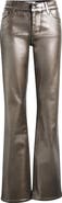 FRAME The Rodeo Coated High Waist Bootcut Jeans