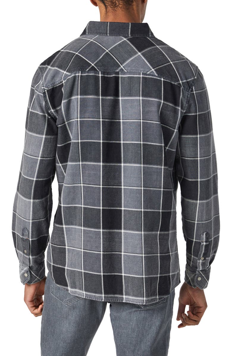 Mavi Jeans Check Snap-Up Shirt, Alternate, color, 
