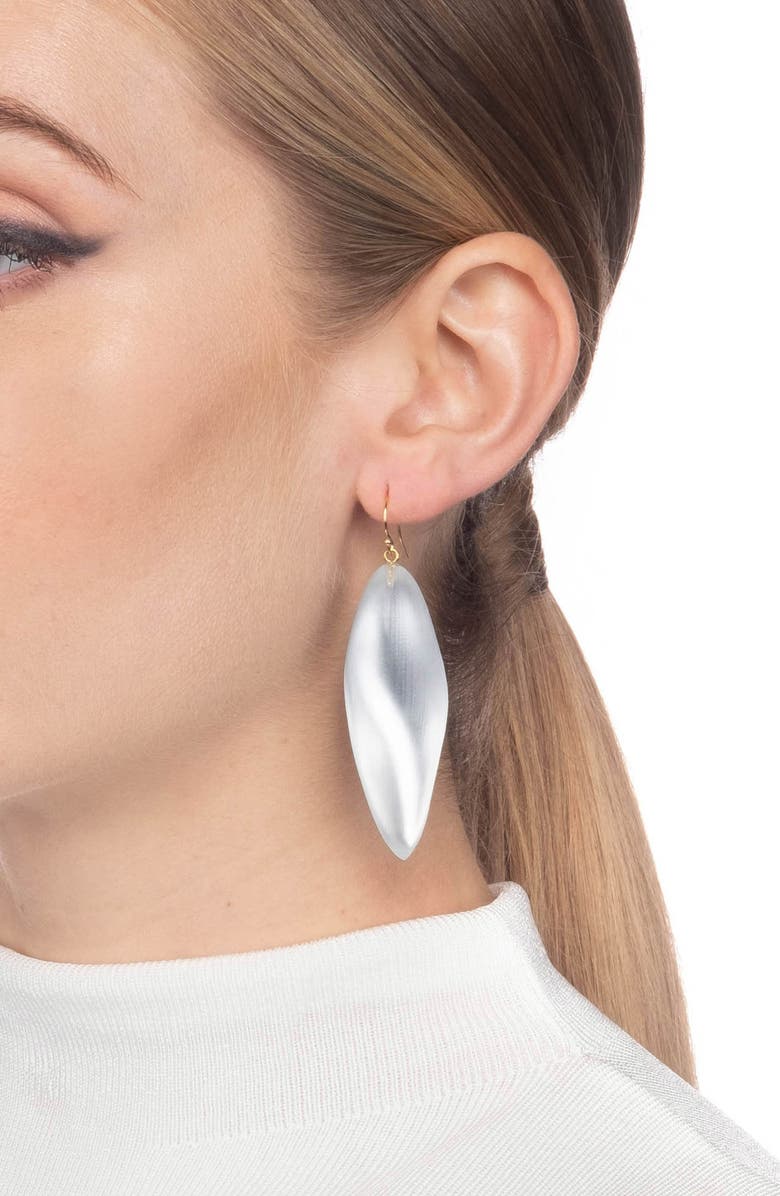 Alexis Bittar Long Leaf Earrings, Alternate, color, 