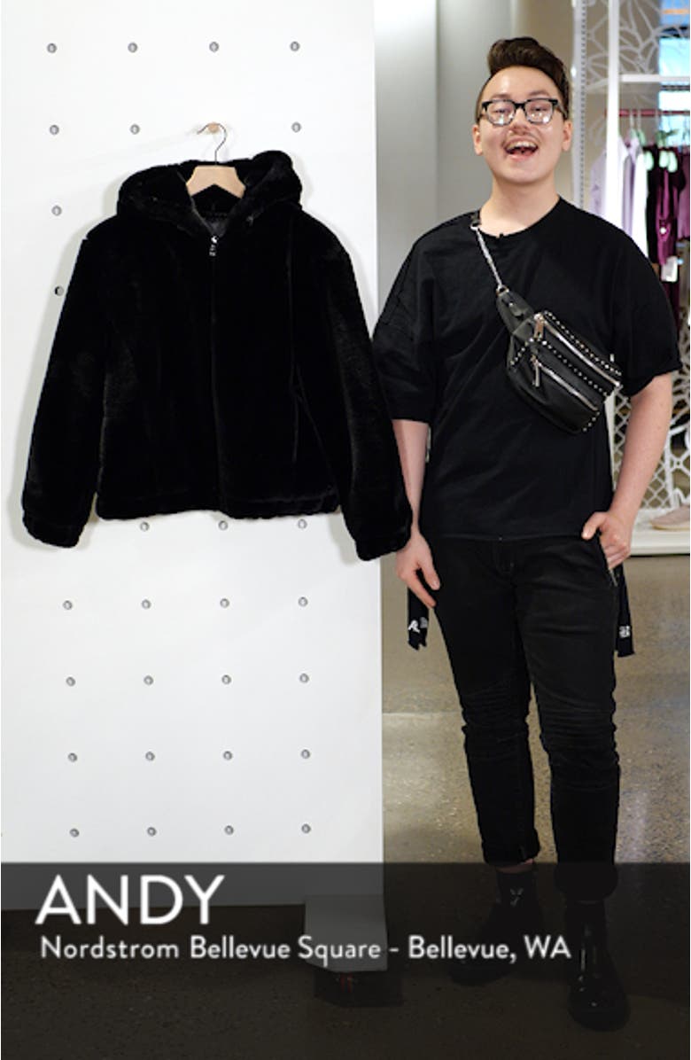 Faux Fur Bomber Jacket, sales video thumbnail