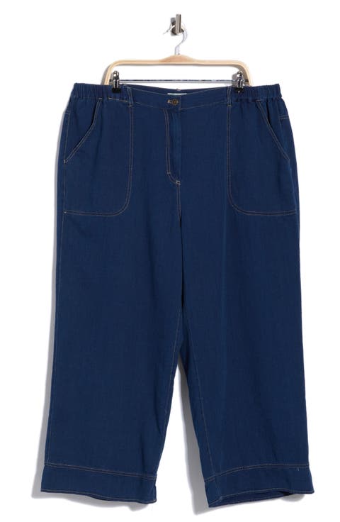 Wide Leg Piqué Knit Pants