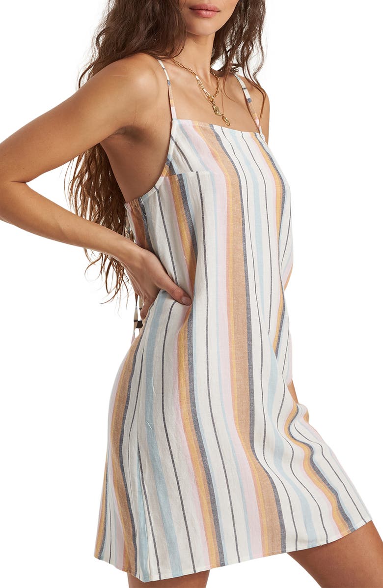 Billabong Daydreamer Yarn Dye Stripe Sundress, Alternate, color, 