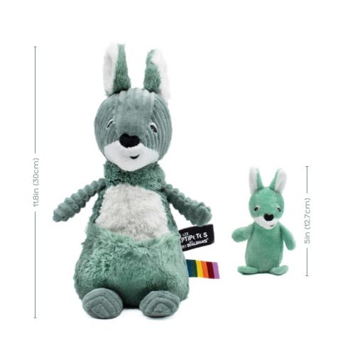 Shop Les Ptipotos Kangaroo Mom & Her Baby