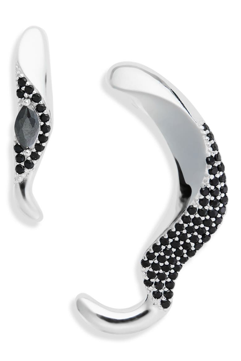 Sorrel Stud Earrings, Main, color, BLACK DIAMOND