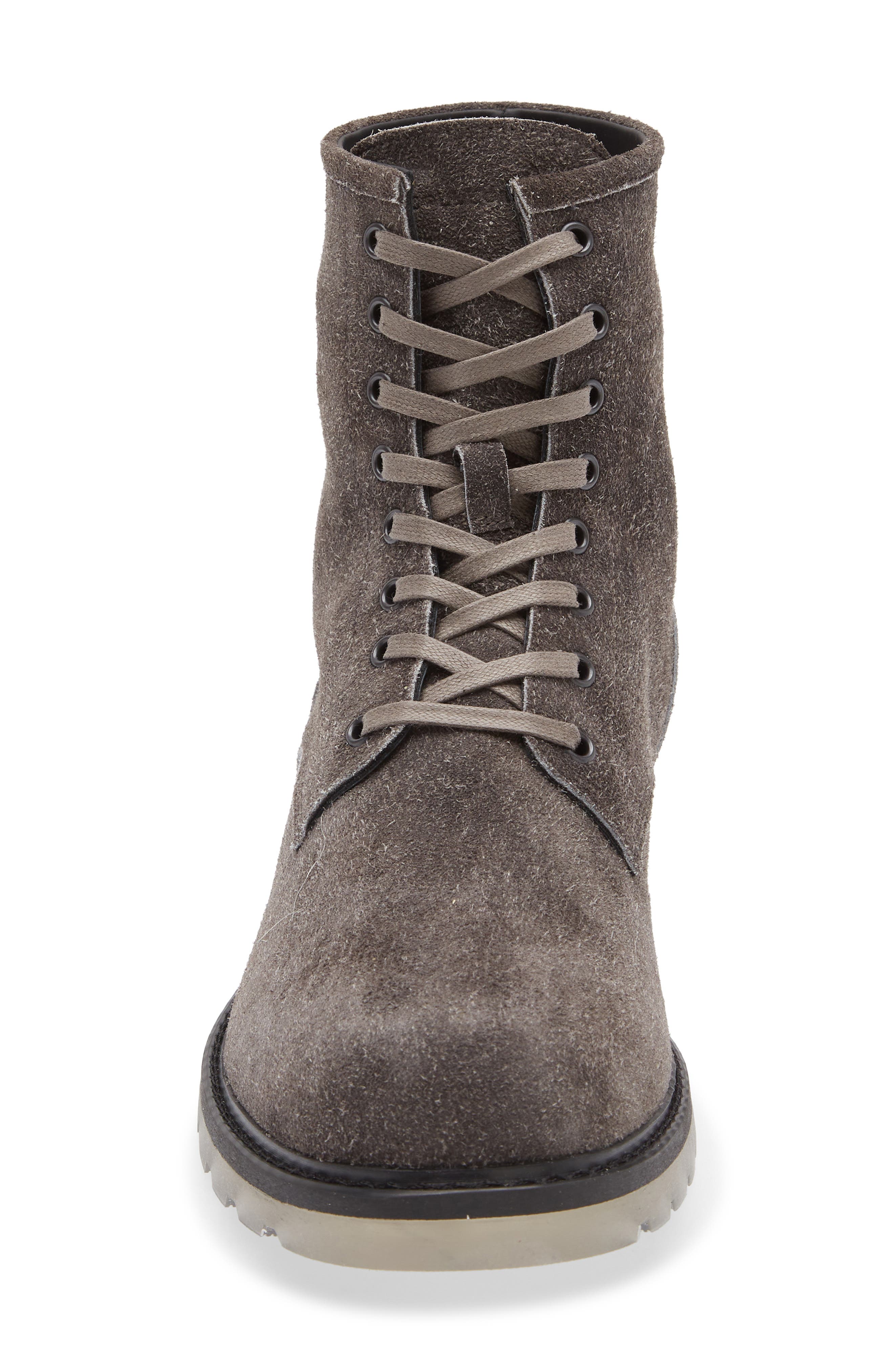 Collegium Pillar Combat Boot, Alternate, color, Charcoal