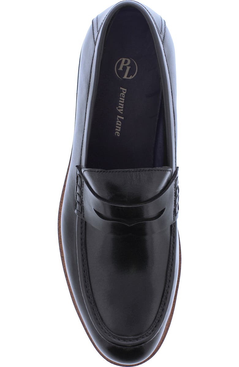 Penny Lane Brick Lane Penny Loafer, Alternate, color, Black