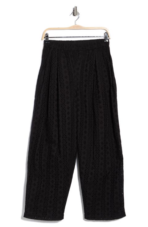 Eyelet Pull-On Pants