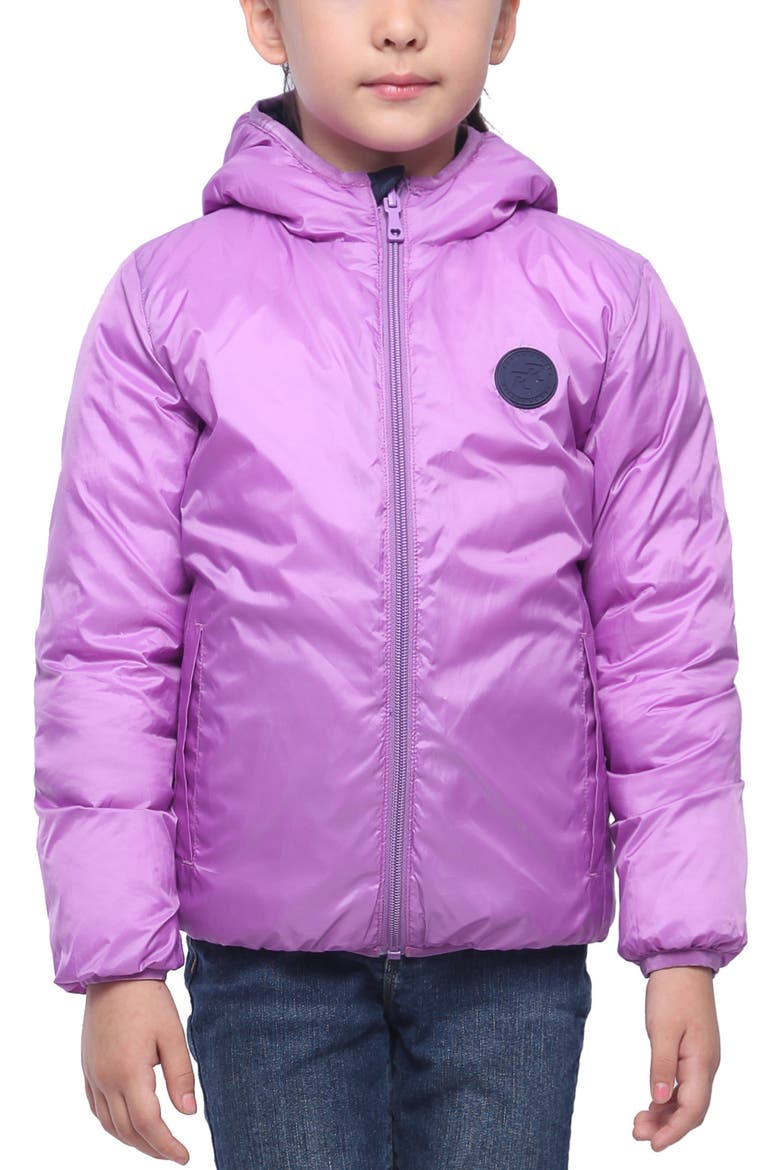 Kids' Reversible Lightweight Jacket, Alternate, color, Navy Lavender