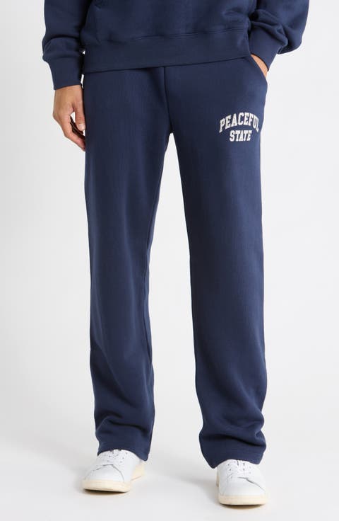 Peaceful Cotton Fleece Sweatpants