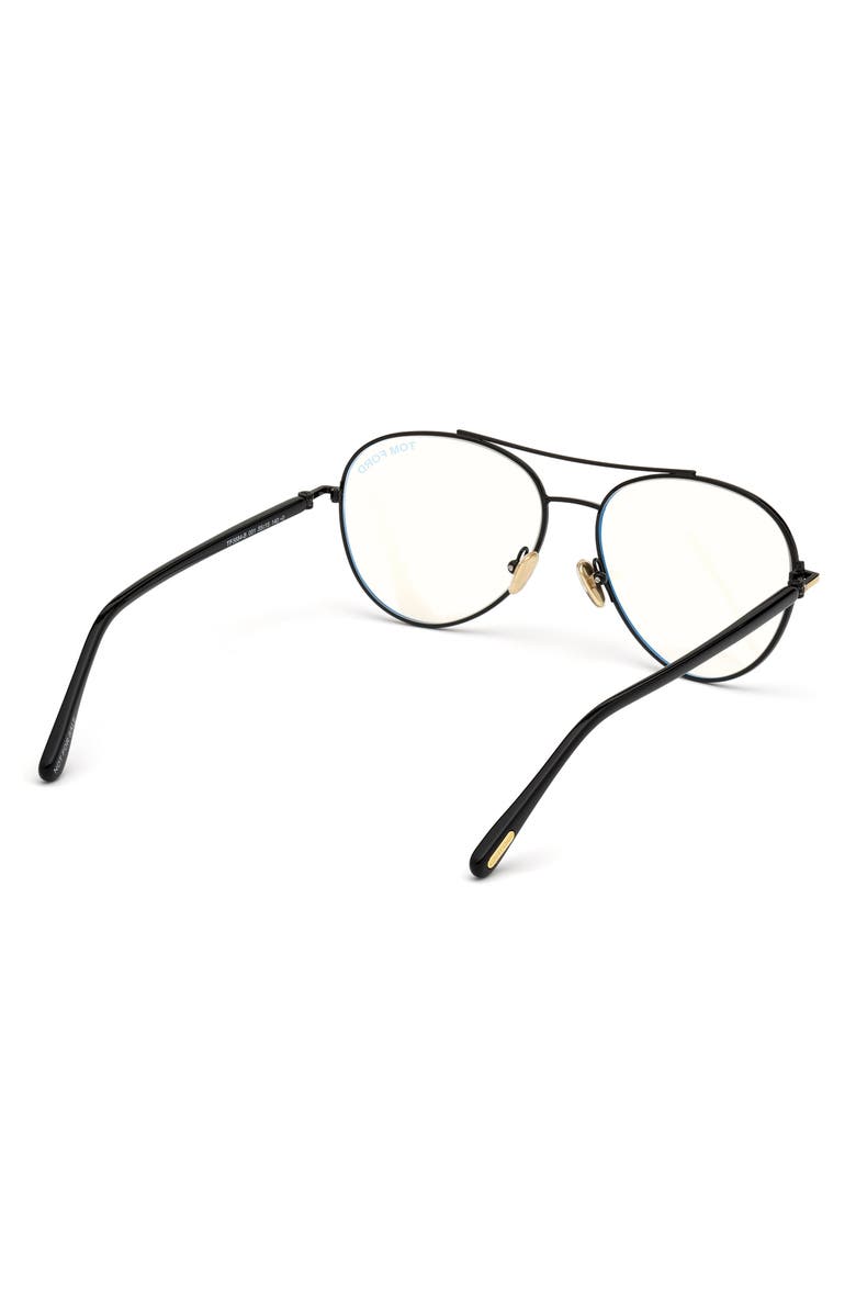 TOM FORD 55mm Blue Light Blocking Glasses, Alternate, color,