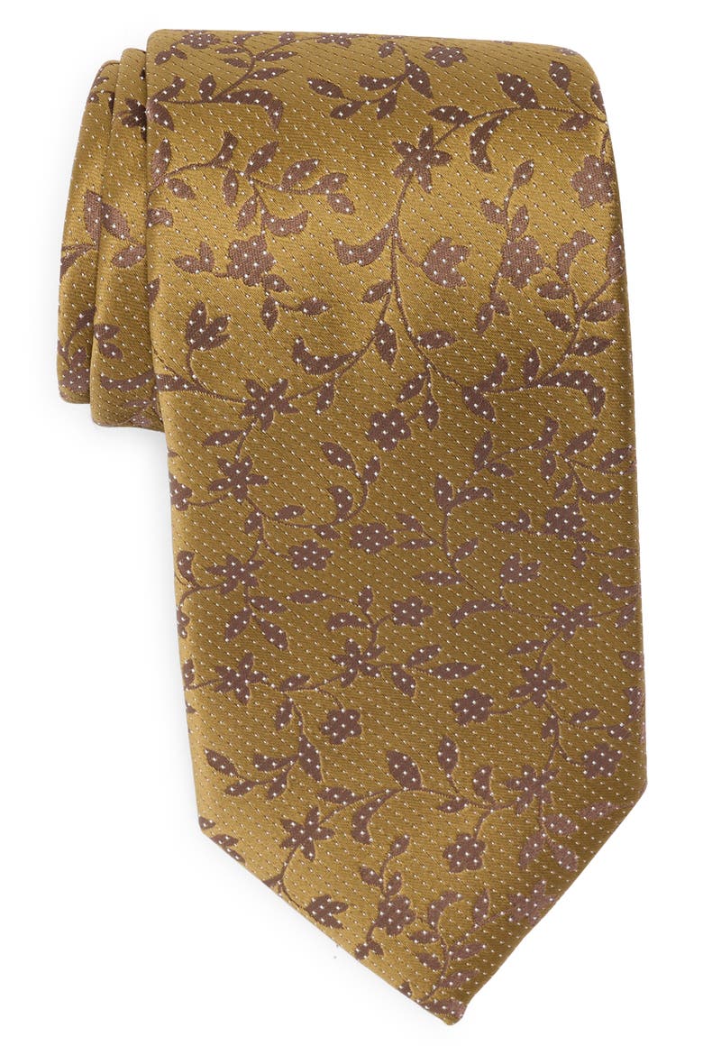 Briar Floral Tie, Main, color, PISTACHIO