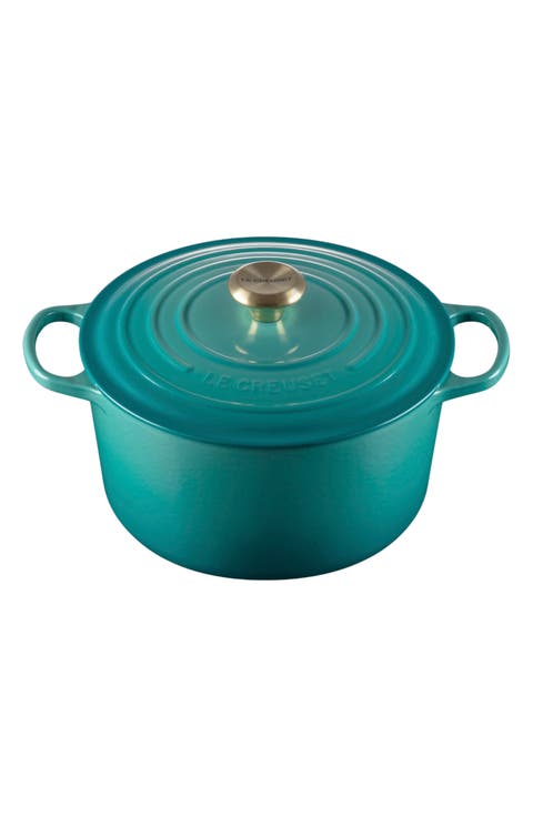 Signature 6.5-Quart Round Enamel Cast Iron French/Dutch Oven