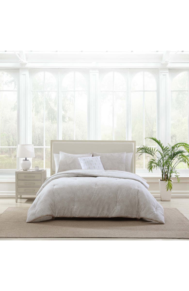 Tommy Bahama Art of Palms Comforter Set, Alternate, color, Beige