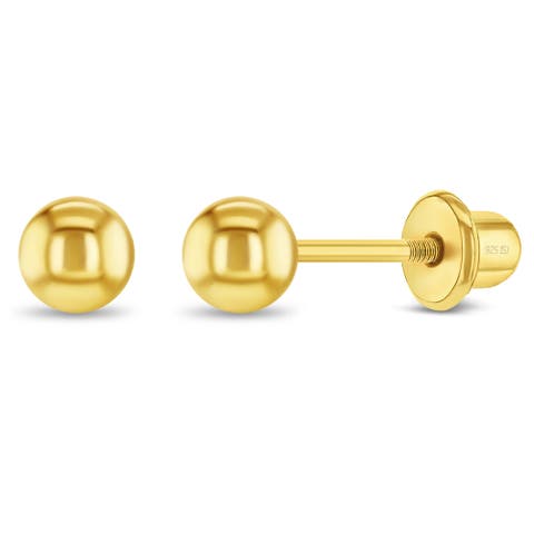 Polished Ball Earrings