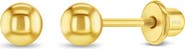 In Season Jewelry Polished Ball Earrings
