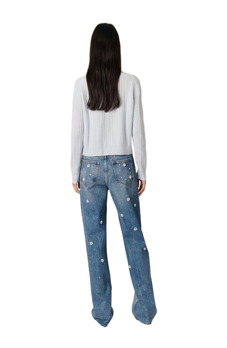 maje Cardigan with removable collar, Alternate, color, 