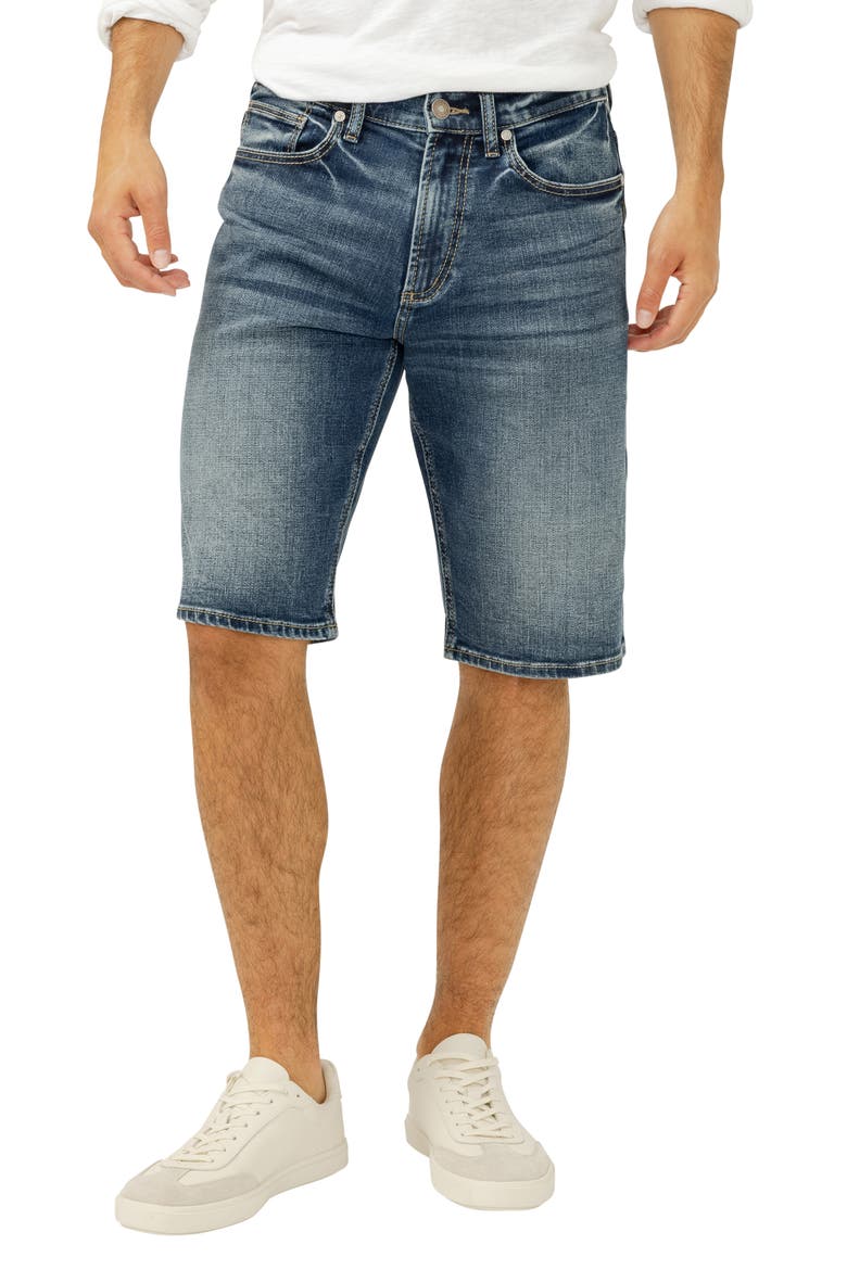 Gordie Relaxed Fit Denim Shorts, Main, color, DELRAY