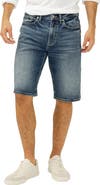 Silver Jeans Co. Gordie Relaxed Fit Denim Shorts