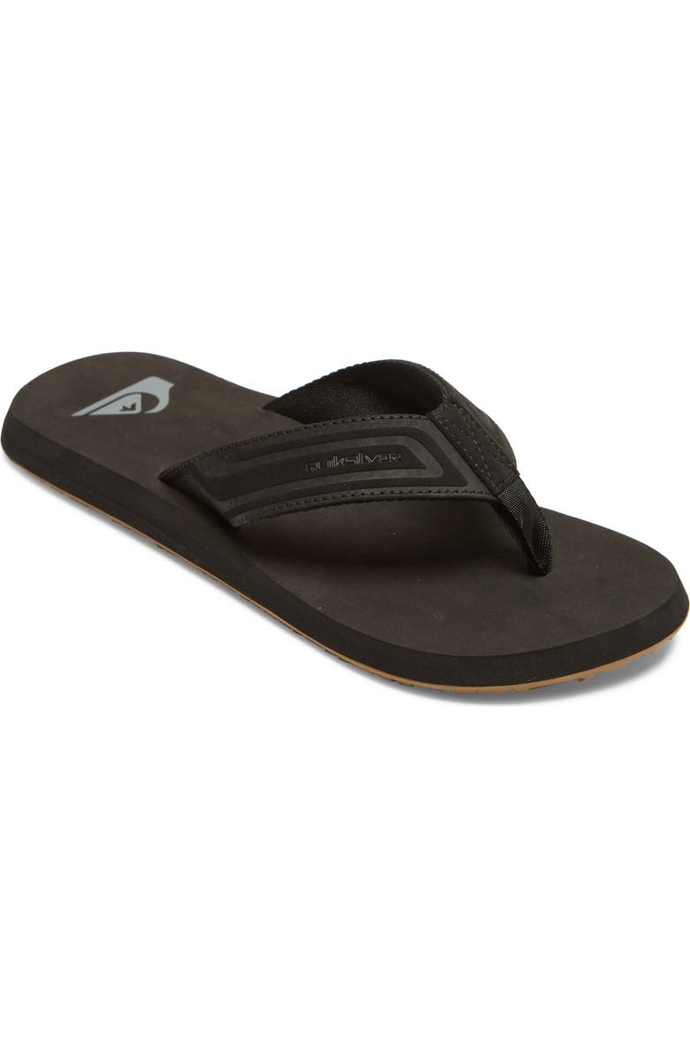 Quiksilver Monkey Wrench Flip Flop, Main, color,