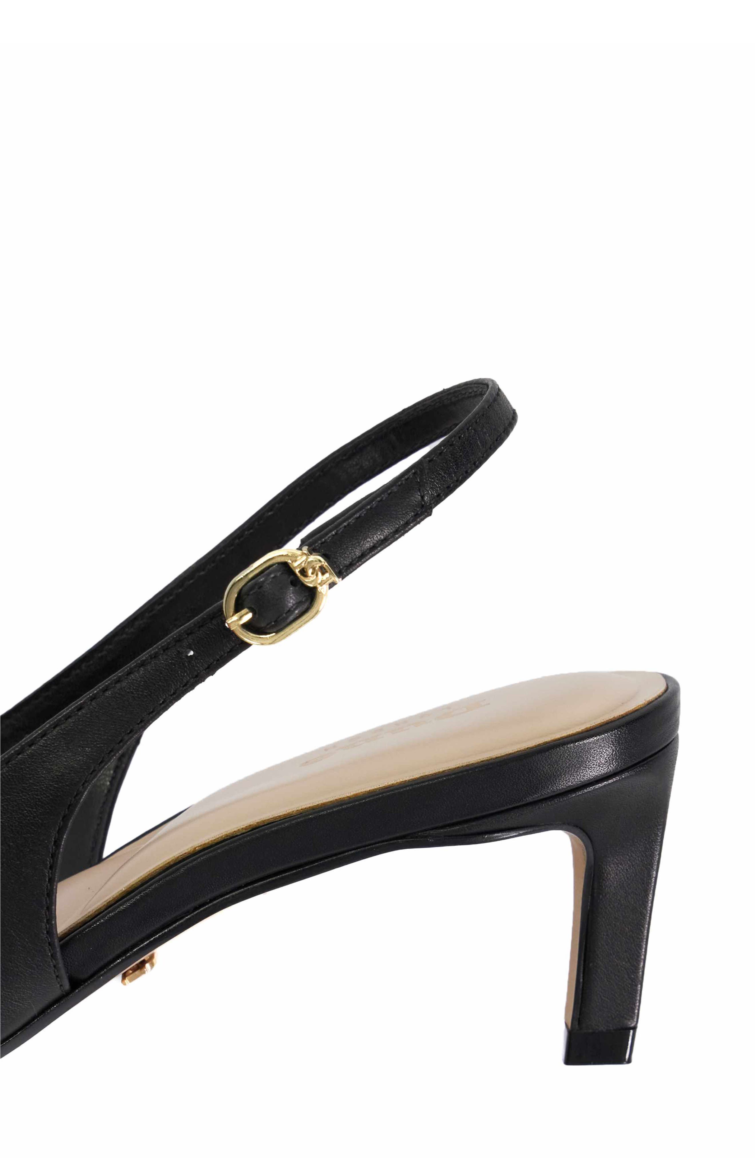 Dune London Celinna Pointed Toe Slingback Pump, Alternate, color, Black