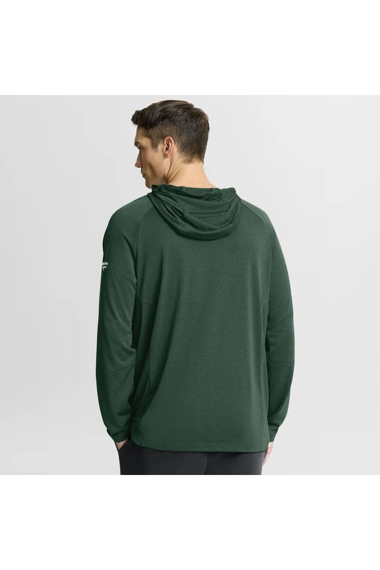 Men's Fanatics Green Minnesota Wild Authentic Pro Rink Raglan Hoodie, Alternate, color, Green