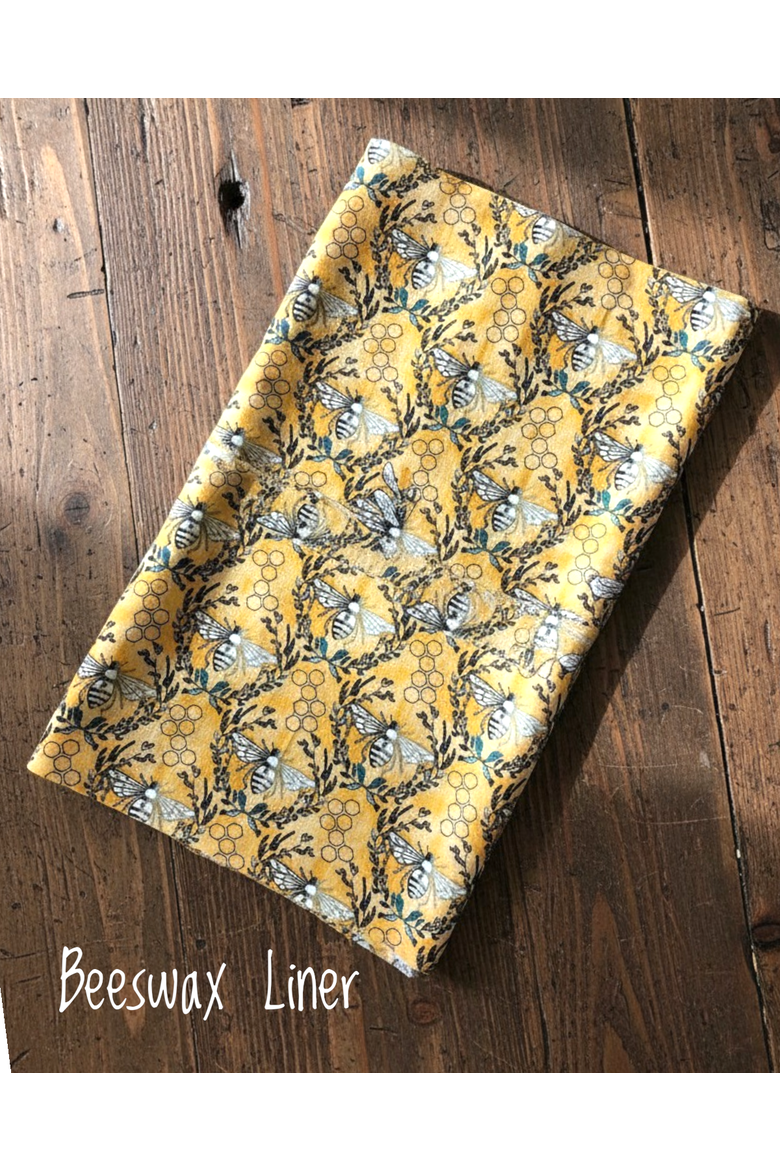 Linen Bread Bag with Beeswax Liner, Alternate, color, Natural